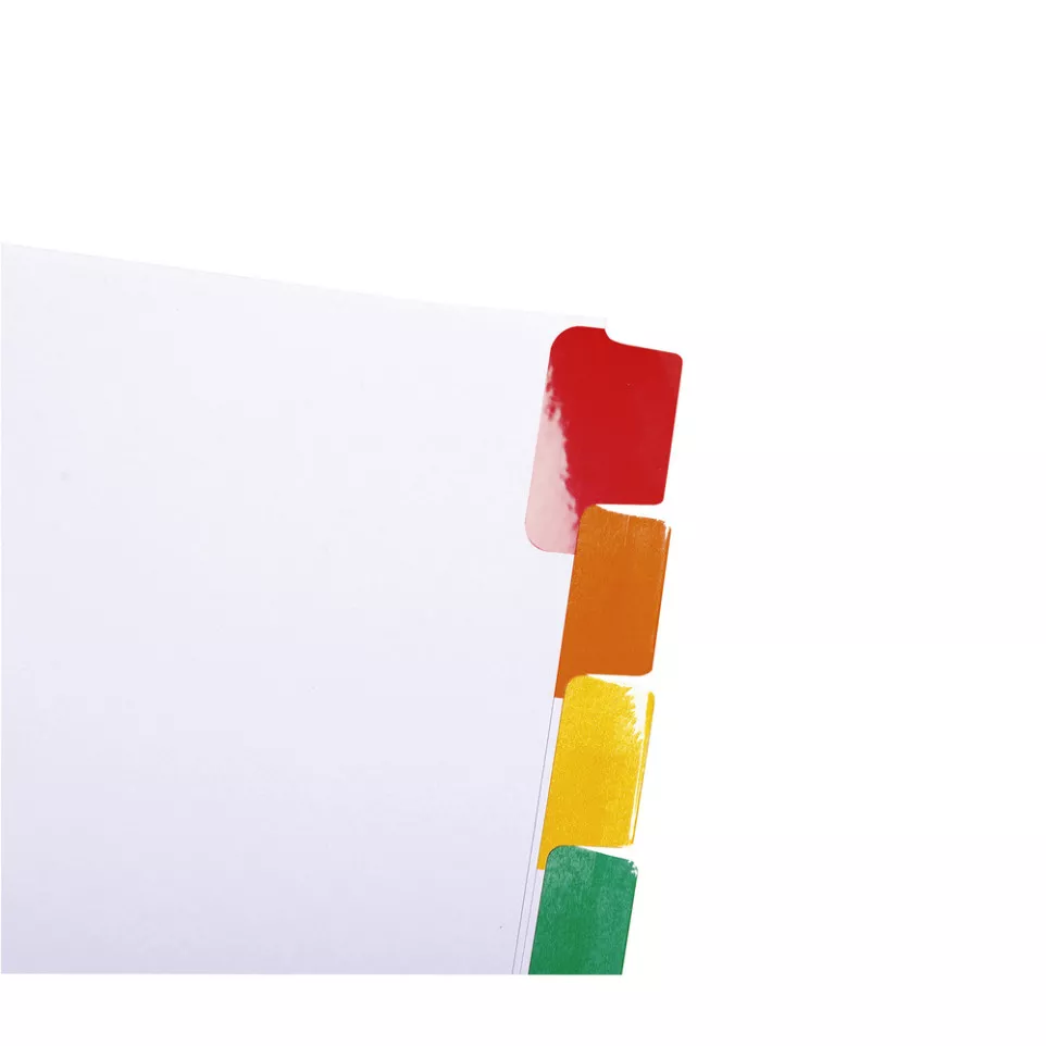 Intercalaires carte blanche 160g avec...