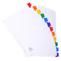 Tabbl.karton 160g A4- index 12 tabs wit/ St.