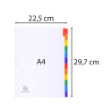 Tabbl.karton 160g A4- index 12 tabs wit/ St.