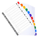 Tabbl.karton 160g A4- index 12 tabs wit/ St.