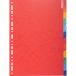 Divider Pressbd A4 225g 12P ColouRed/ Pc.