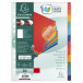 Divider Pressbd A4 225g 12P ColouRed/ Pc.