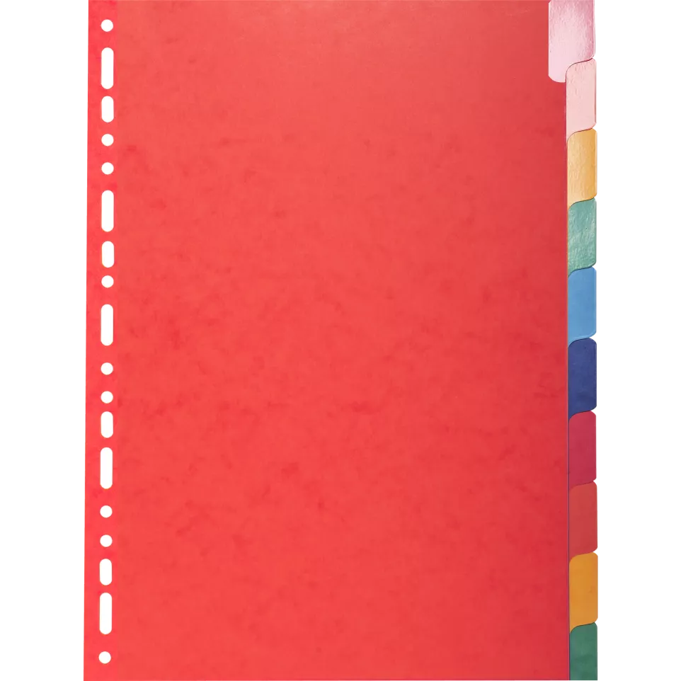 Exacompta - 10 Pre-Punched Dividers -...