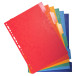 Intercalaires Carte lustrée 225g avec onglets renforcés - 6 positions - A4/ Pce