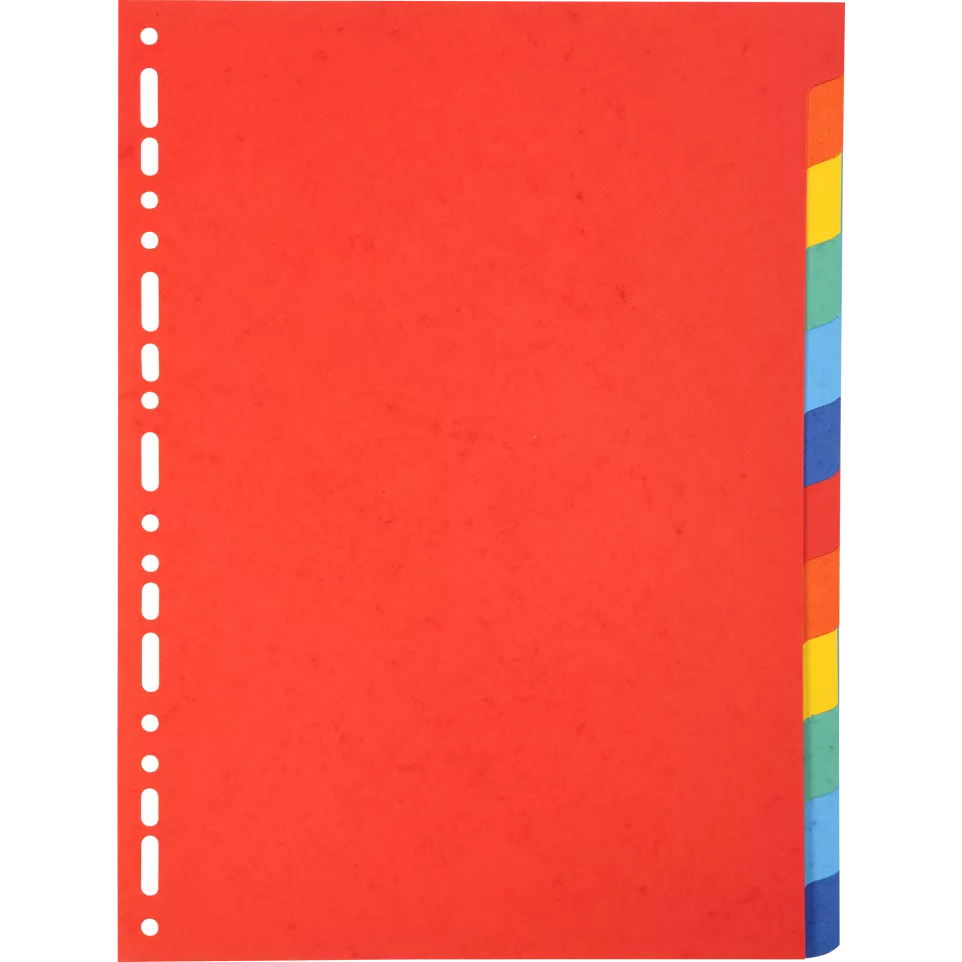 Tabblad recycled kar-ton 220g  A4 12...