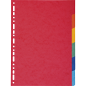 Intercalaires carte marbrée 220g/m2 6 positions - A4/ Pce