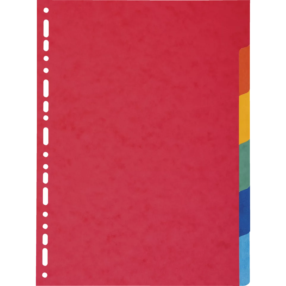 Dividers A4 220g 6P Bright/ Pc.