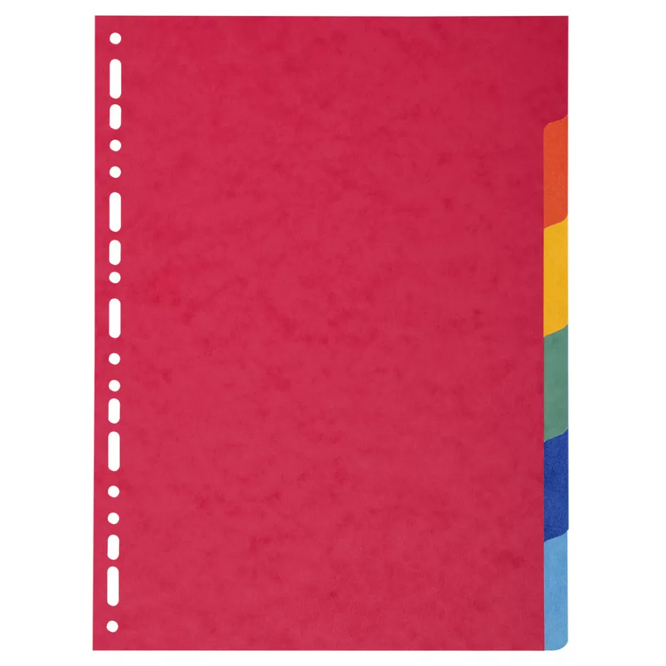 Intercalaires carte marbrée 220g/m2 6...