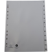 Indices A4 recycled PP 12 tabs 1-12 grey/ Pc.