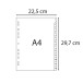 Indices A4 recycled PP 12 tabs 1-12 grey/ Pc.