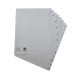 Indices A4 recycled PP 12 tabs 1-12 grey/ Pc.