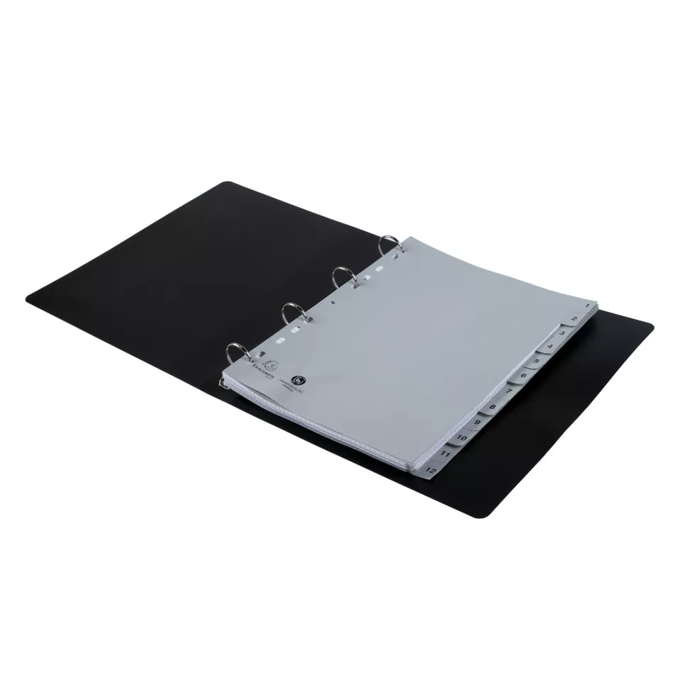 Tab. gerecycled PP A-4 bedrukt 1-12...