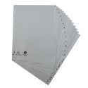 Indices recycled PP A4 26Pt A-Z Grey/ Pc.