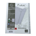 Indices recycled PP A4 26Pt A-Z Grey/ Pc.