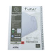 Indices recycled PP A4 20 tabs 1-20 grey/ Pc.