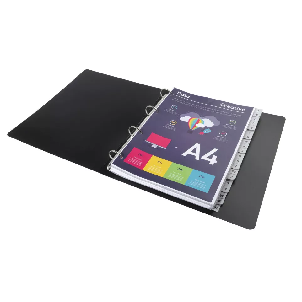 Indices recycled PP A4 20Pt A-Z Grey/...