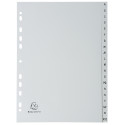 Indices recycled PP A4 20Pt A-Z Grey/ Pc.