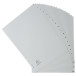 Indices recycled PP A4 20Pt A-Z Grey/ Pc.