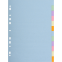 Intercalaires carte pastel 170g Forever 12 positions - A4/ Pce