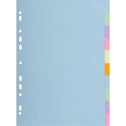 Intercalaires carte pastel...