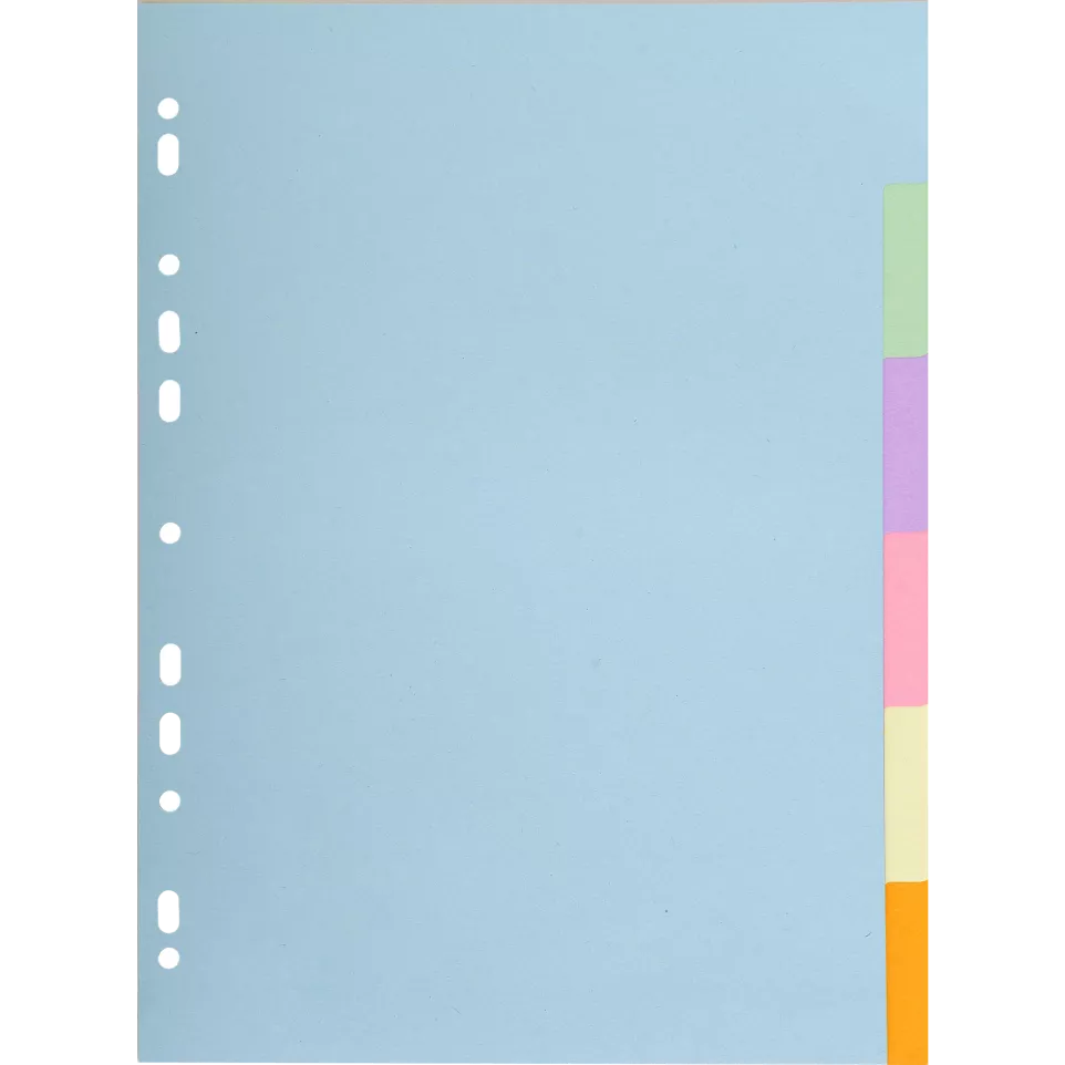 Intercalaires carte pastel 170g...