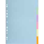 Intercalaires carte pastel...