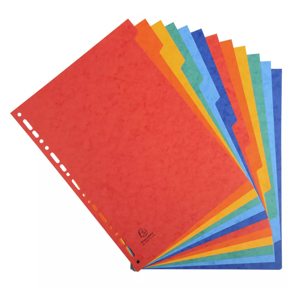 Divider Pressbd Lwght A4 12P/ Pc.