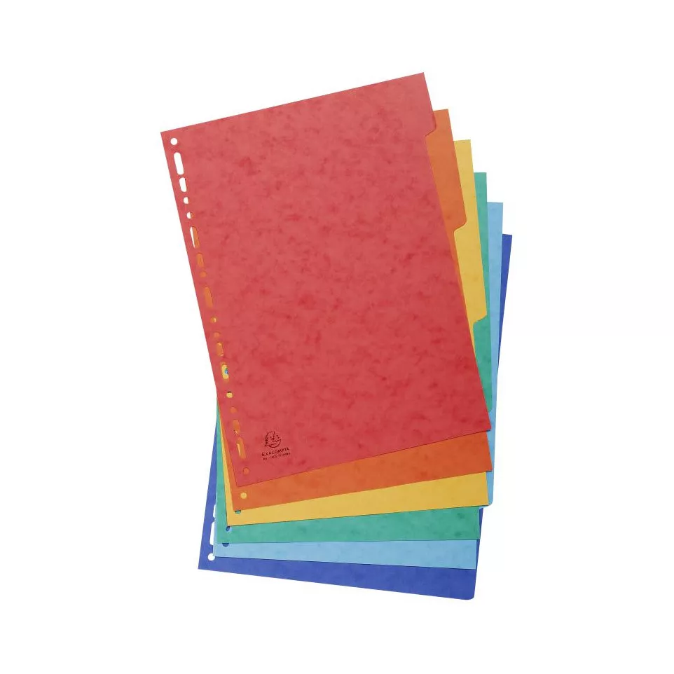 Divider Pressbd Lwght A4 6P/ Pc.