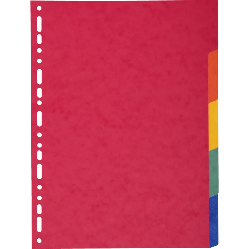 Divider Pressbd Lwght A4 5P/ Pc.