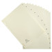 Indices 12 Pt Jan-Dec A4 Card Ivory/ Pc.