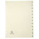 Indices 12 Pt Jan-Dec A4 Card Ivory/ Pc.