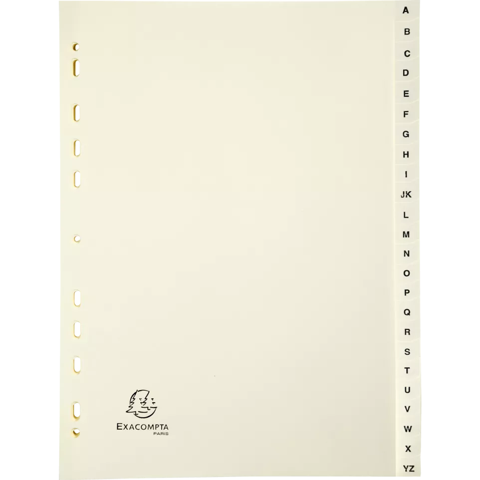 Tabbladen karton 155-g  24 tabs A-Z...