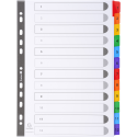 Tabbl.karton 160g A4- index 12 tabs wit/ St.