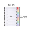 Indices A4 12Pt 1-12 Col Tabs White/ Pc.