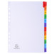 Indices A4 12Pt 1-12 Col Tabs White/ Pc.