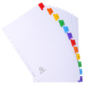 Indices A4 12Pt 1-12 Col Tabs White/ Pc.