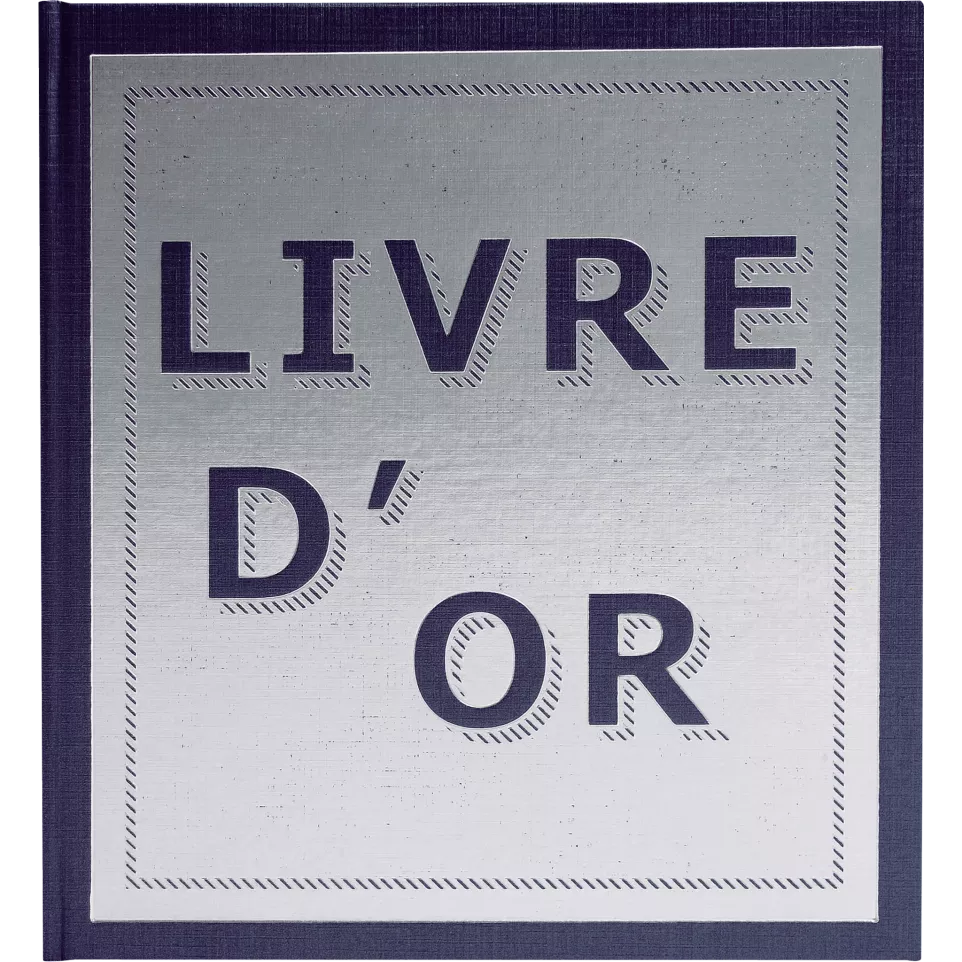 Livre d'or Precious Argent 140 pages...