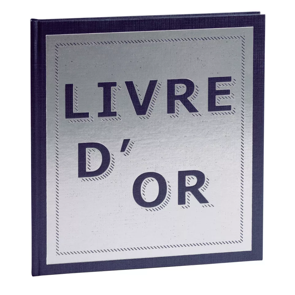 Livre d'or Precious Argent 140 pages...