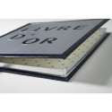 Livre d'or Precious Argent 140 pages blanches - 21x19cm vertical/ Pce