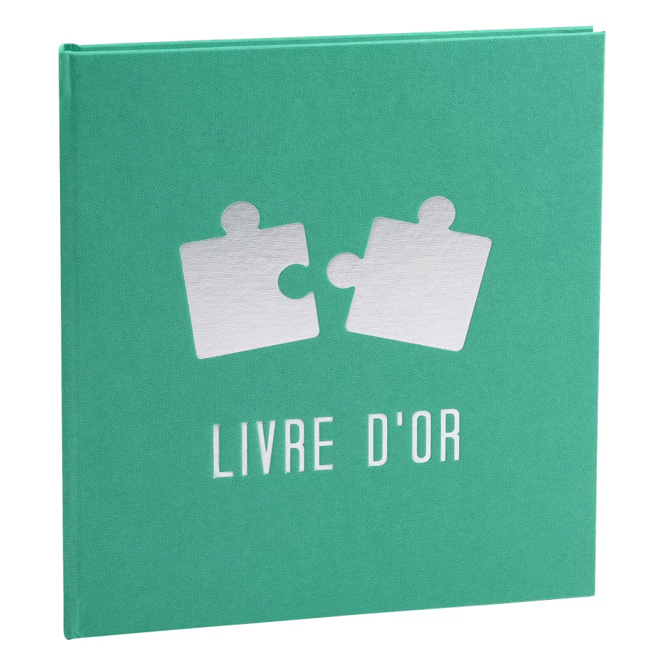 Livre d'or 140 pages 21x19cm PUZZLE/ Pce