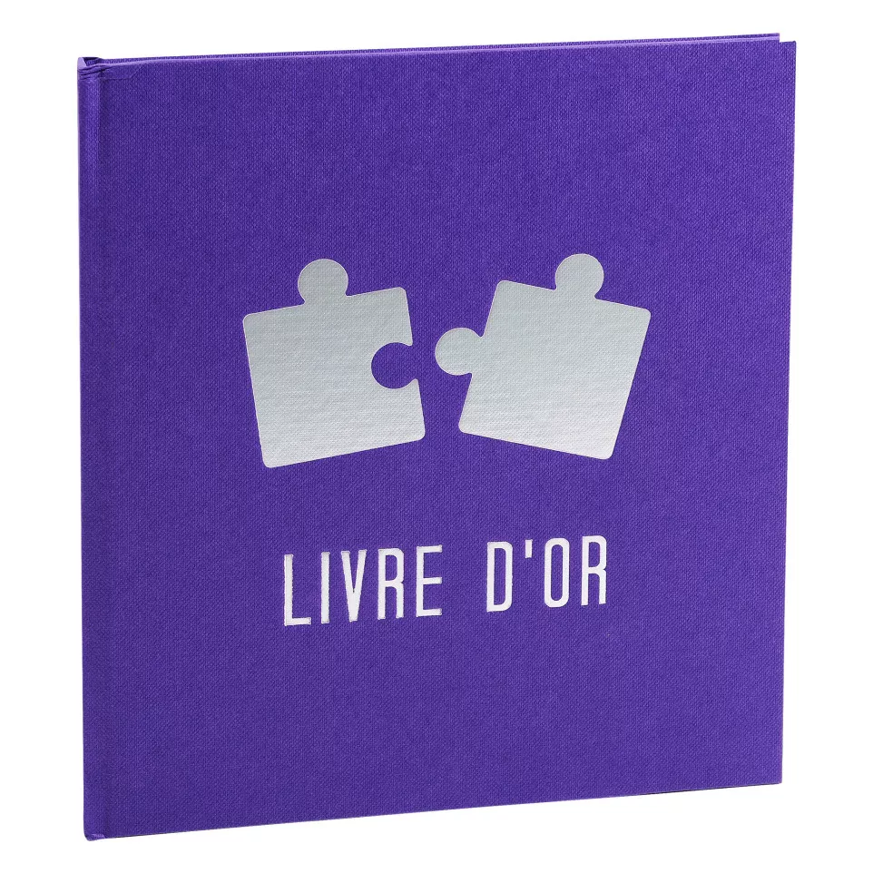 Livre d'or 140 pages 21x19cm PUZZLE/ Pce