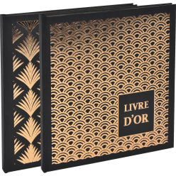 Gastbk 140p.goud 21x-19cm...