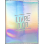 Gasteboek 100p. zilv-er...