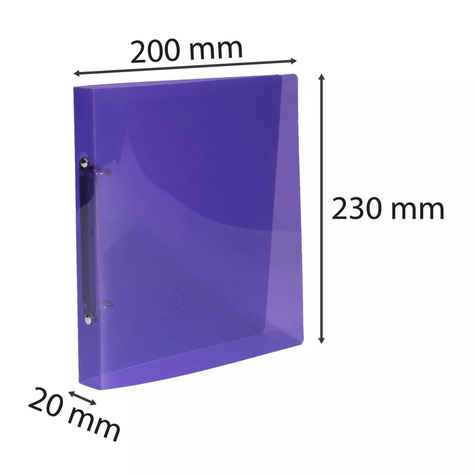 Exacompta 'Crystal' A5 Ring binder...