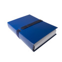 Exacompta Balacron Expanding Spine Folder, A4, Hook and Loop Strap/ Pc.