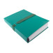 Exacompta Balacron Expanding Spine Folder, A4, Hook and Loop Strap/ Pc.