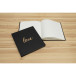 Gastenboek 140p. gou-d 21x19cm LOVE zwart/ St.