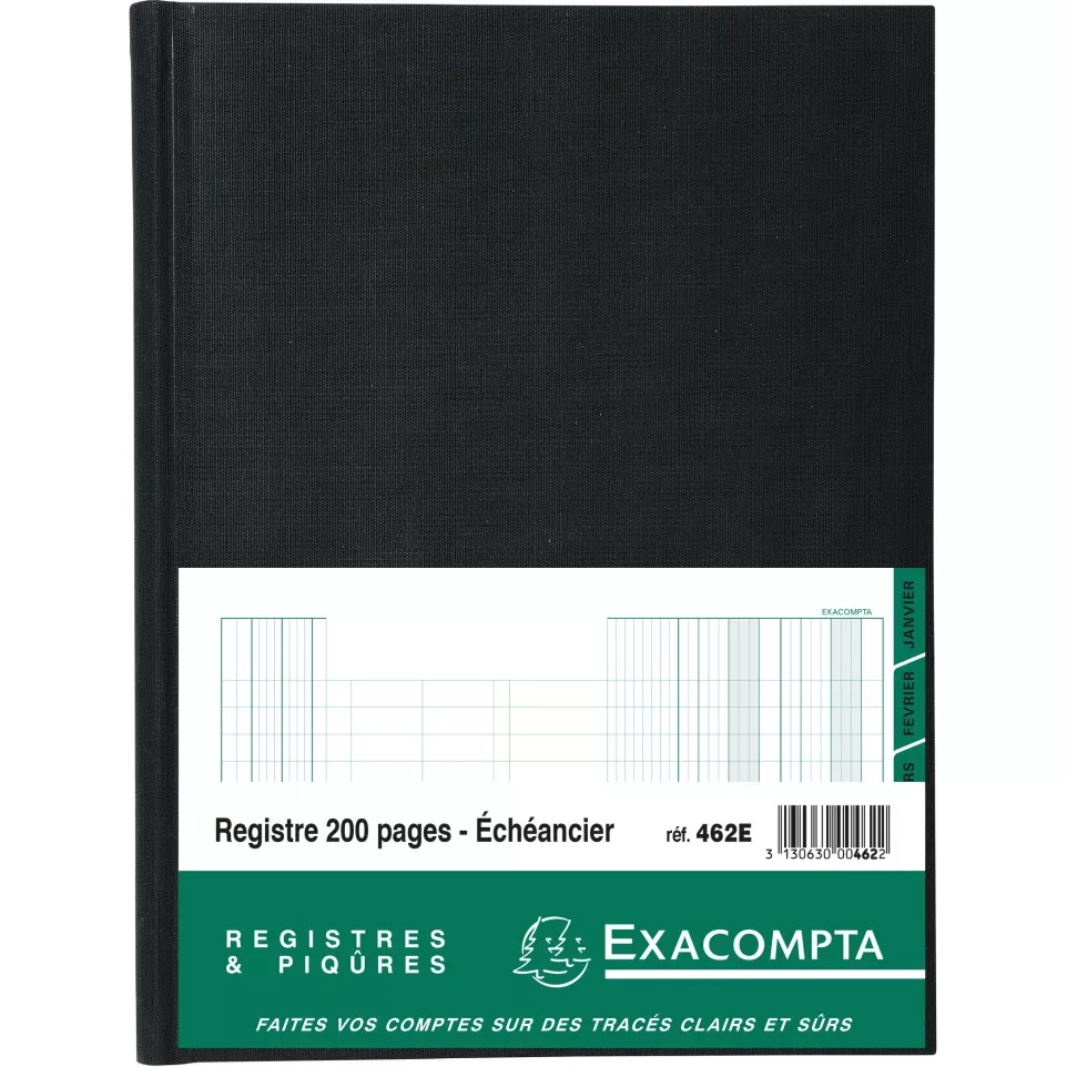 Register. 29,7x21 Echeancier 200 bl-/...