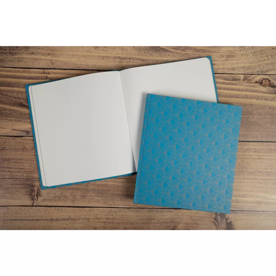 Gastenboek 140p. gou-d 21x19cm ARTY...