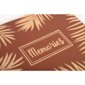 Guest book 100p. gold 27x22cm PALMA red/ Pc.